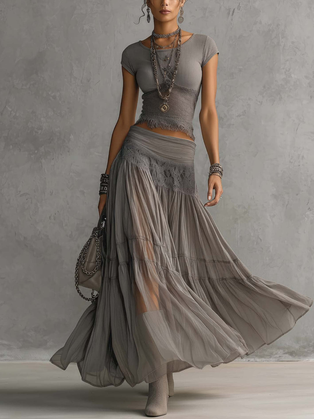 Elena | Ensemble Maxi Jupe et Haut