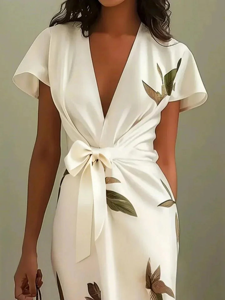 Aura | Satin Botanical Robe