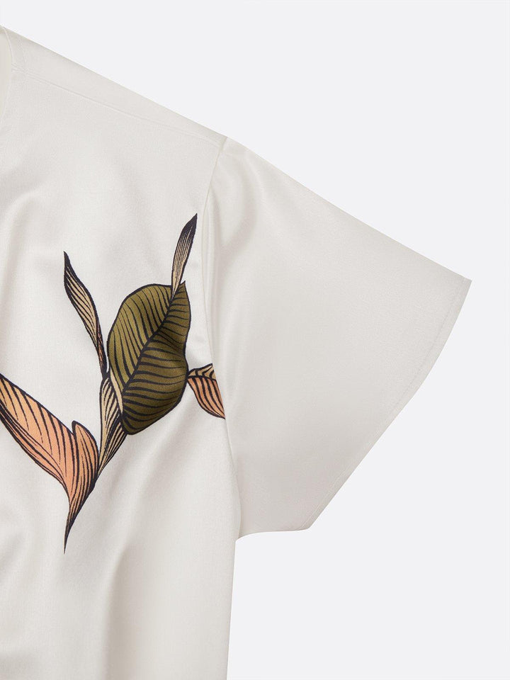 Aura | Satin Botanical Robe