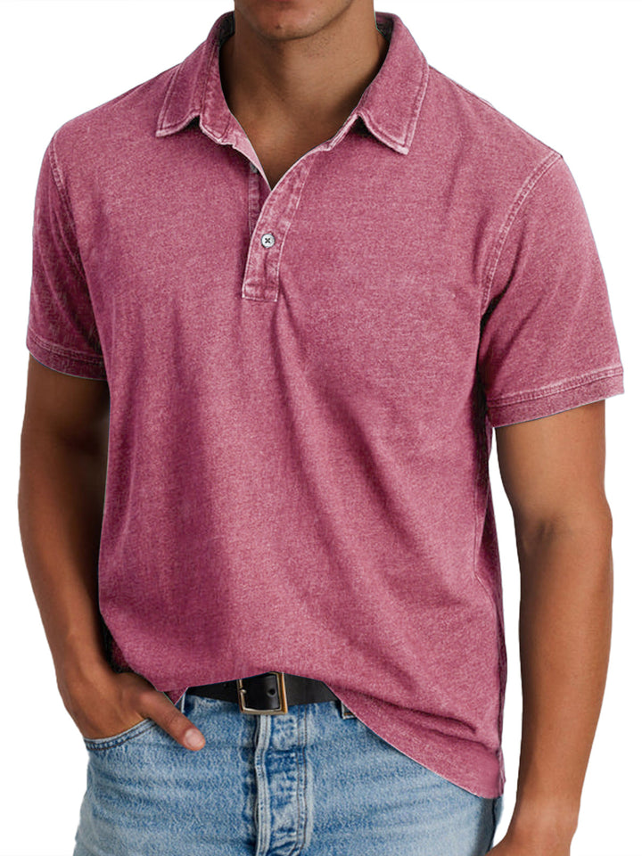 Viktor - Polo avec collier pour hommes