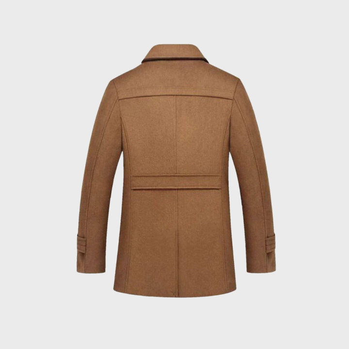 Léo | Manteau classique en laine type peacoat