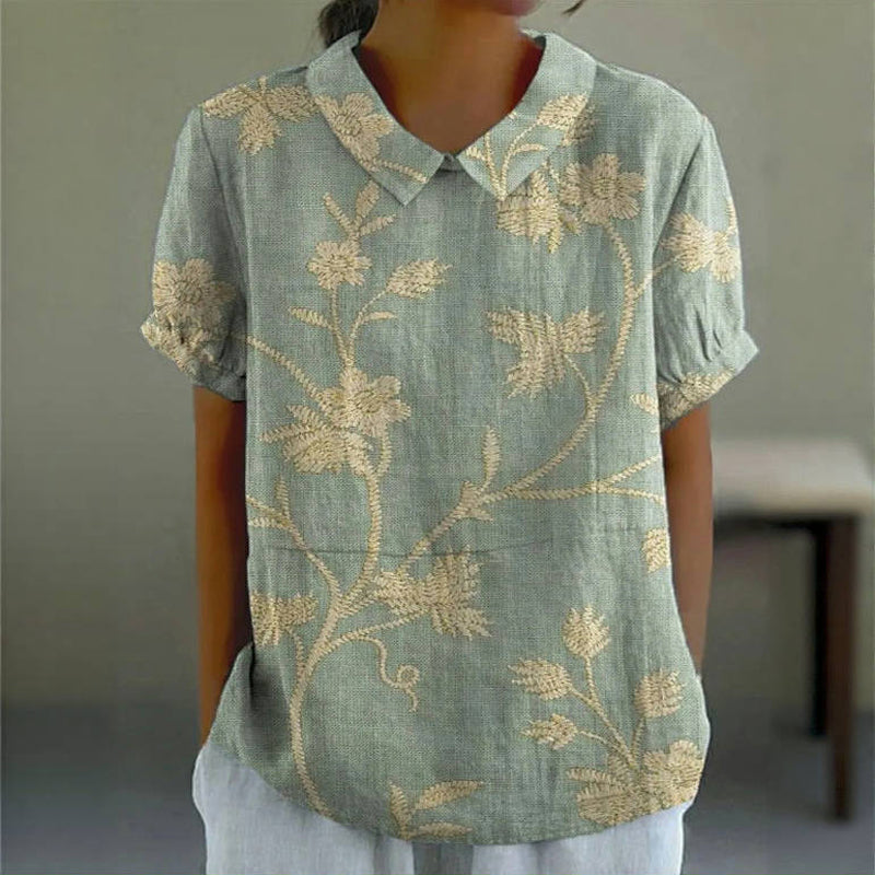 Alix | Blouse Vintage à Imprimé Floral