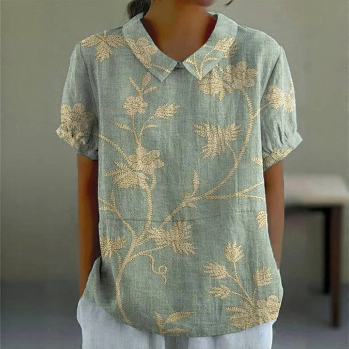 Alix | Blouse Vintage à Imprimé Floral