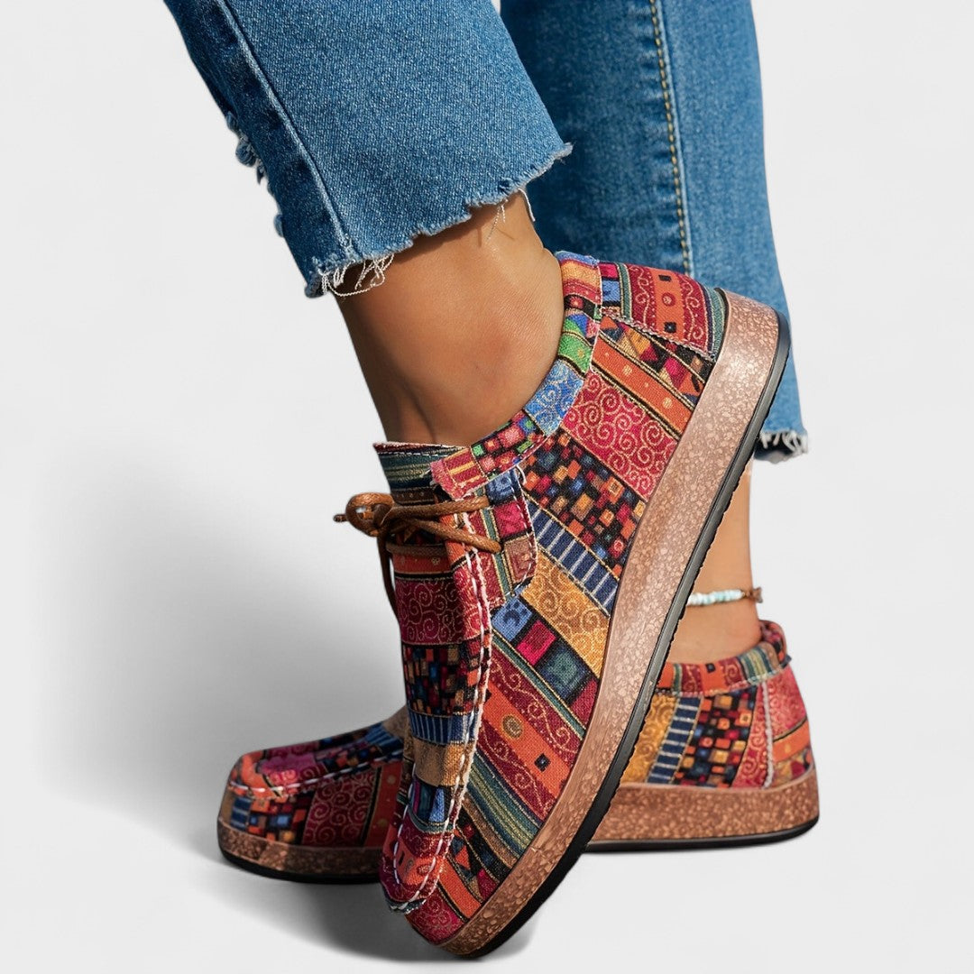 Milena - Colorful Artistic Sneakers
