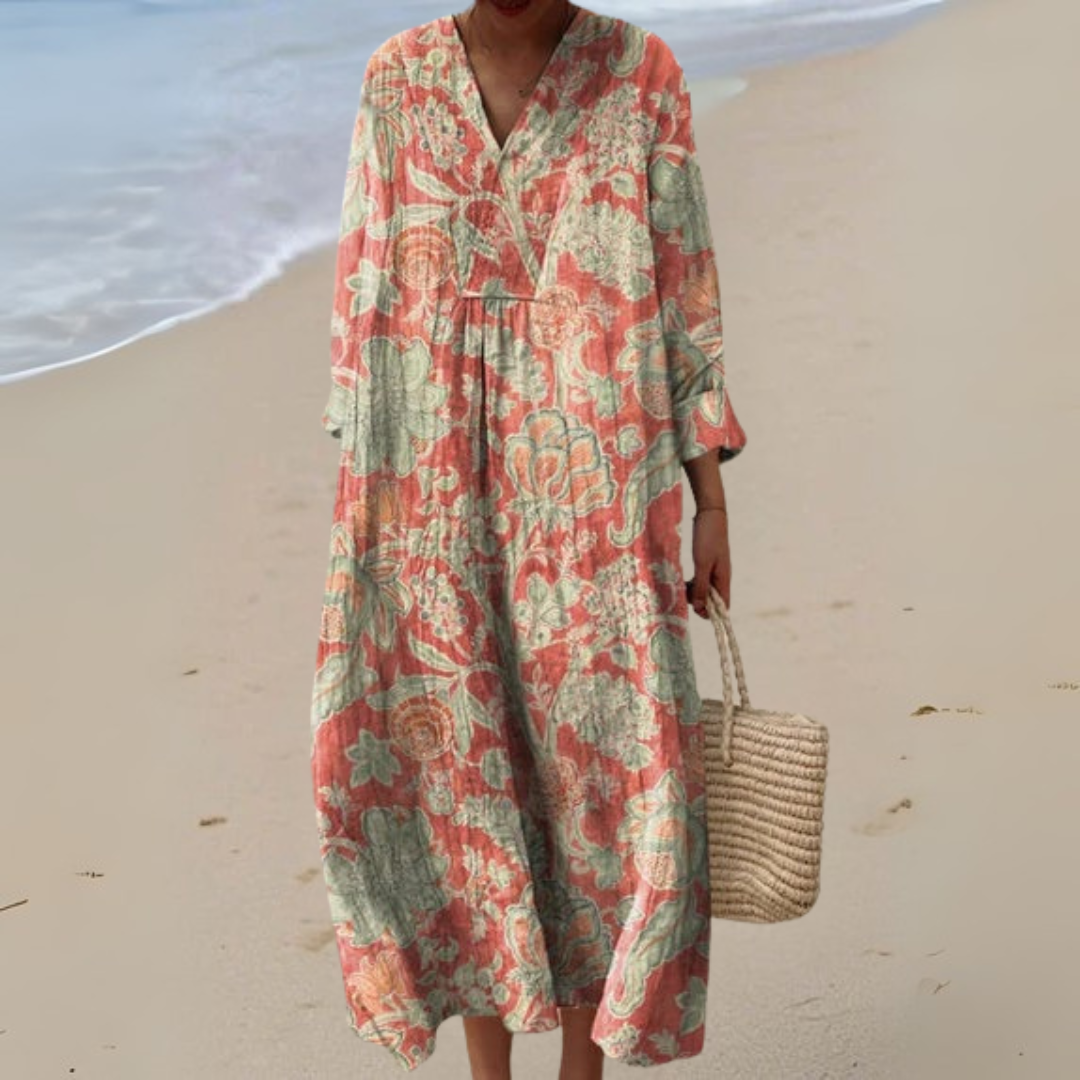 Ellis | Robe Vintage à Fleurs