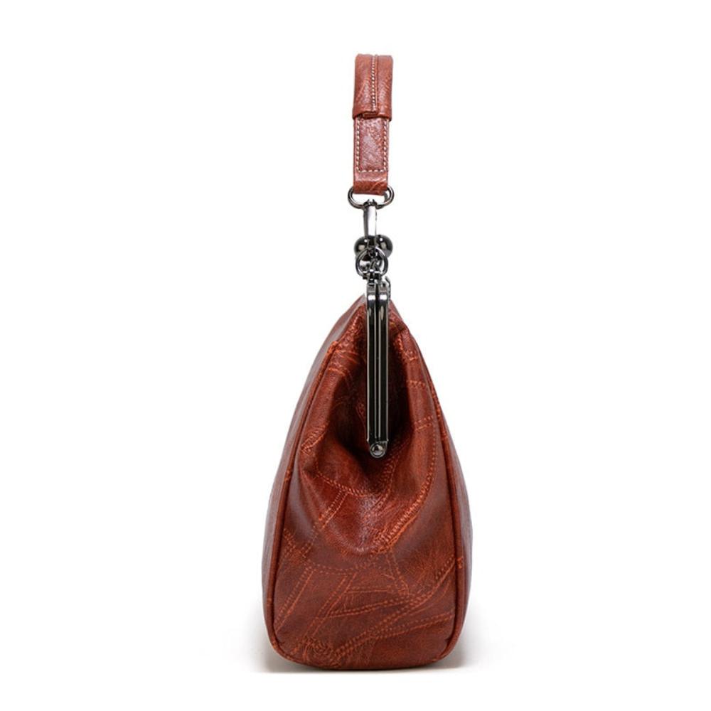 Mila — Geantă Vintage cu Închidere Elegantă