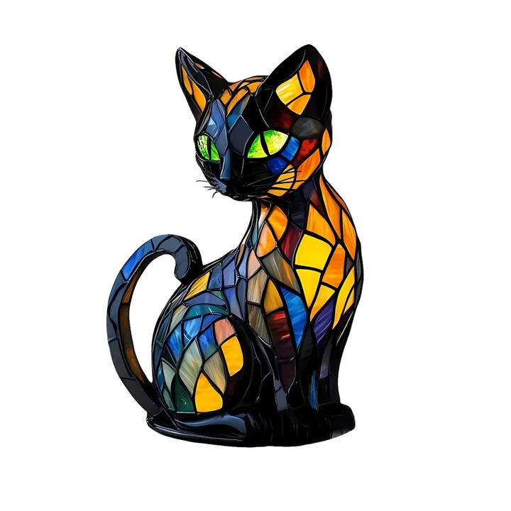 Lumikat Lampe à Chats Lumineuse Artisanale – Éclairage Ambiant et Cadeau