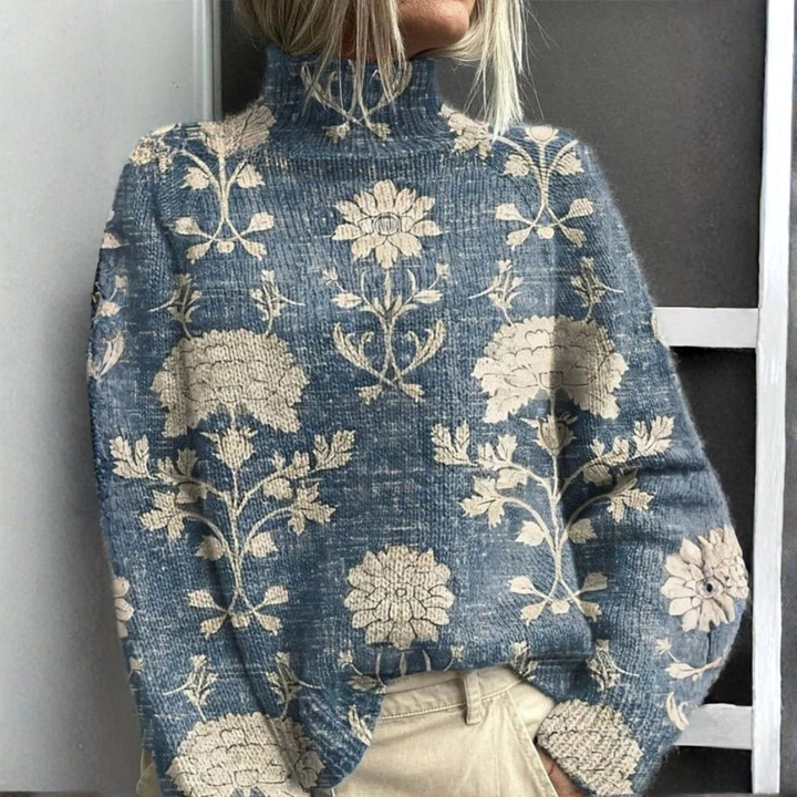 Ashley | Pull Col Montant Chaud et Élégant