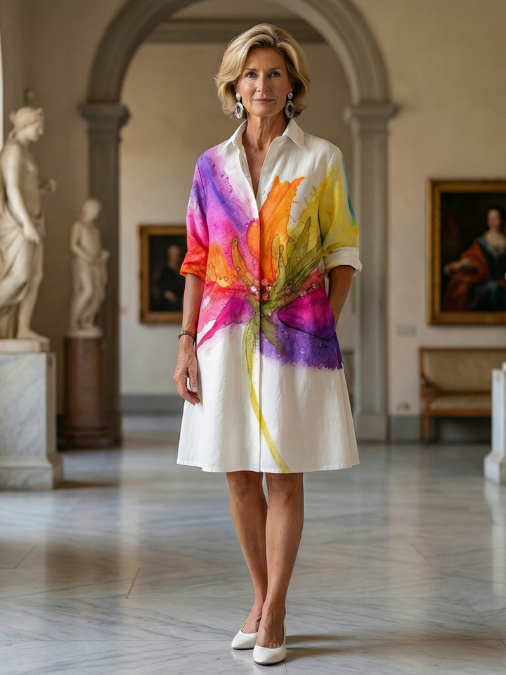 Úrsula | Peintured Garden Dress
