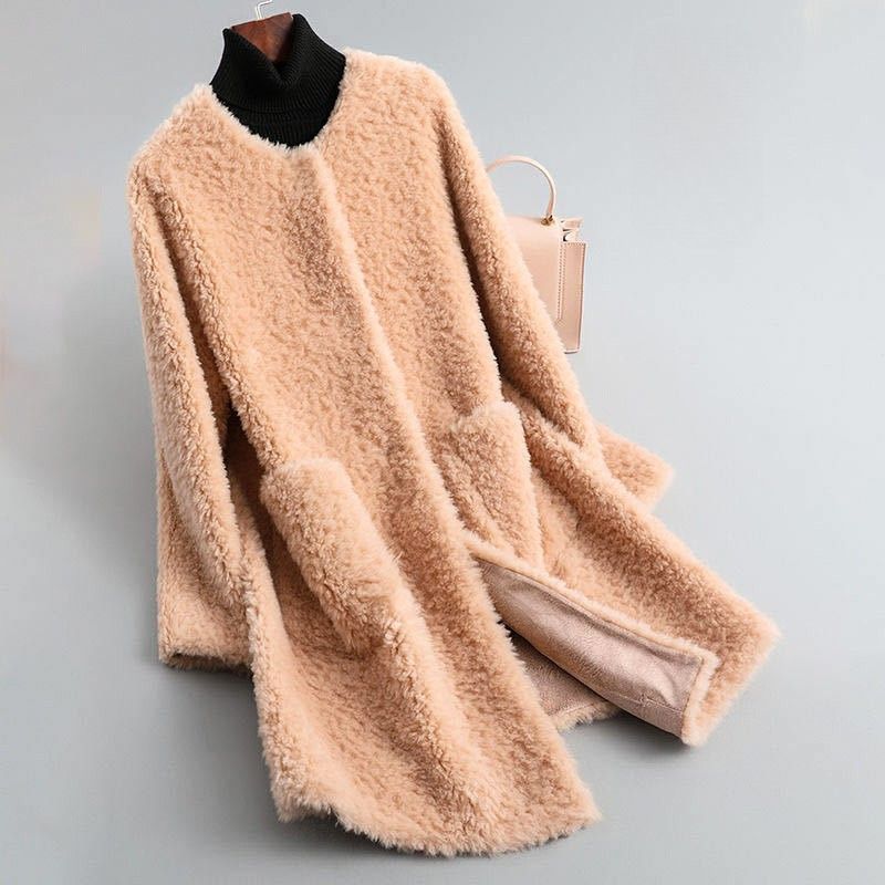 Cecylia – Manteau Teddy en peau de mouton