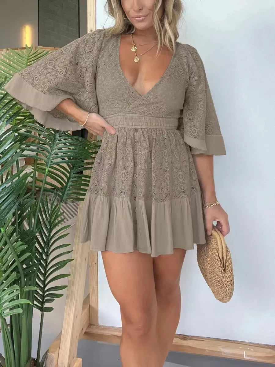 Anaïs - Robe Lenys En Dentelle Chic & Attirante