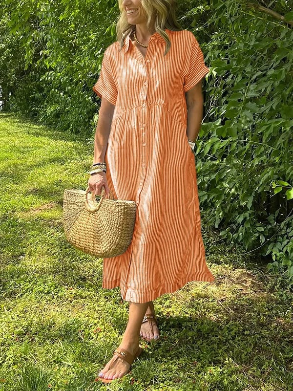 Angela | Rochie elegantă tip cămașă