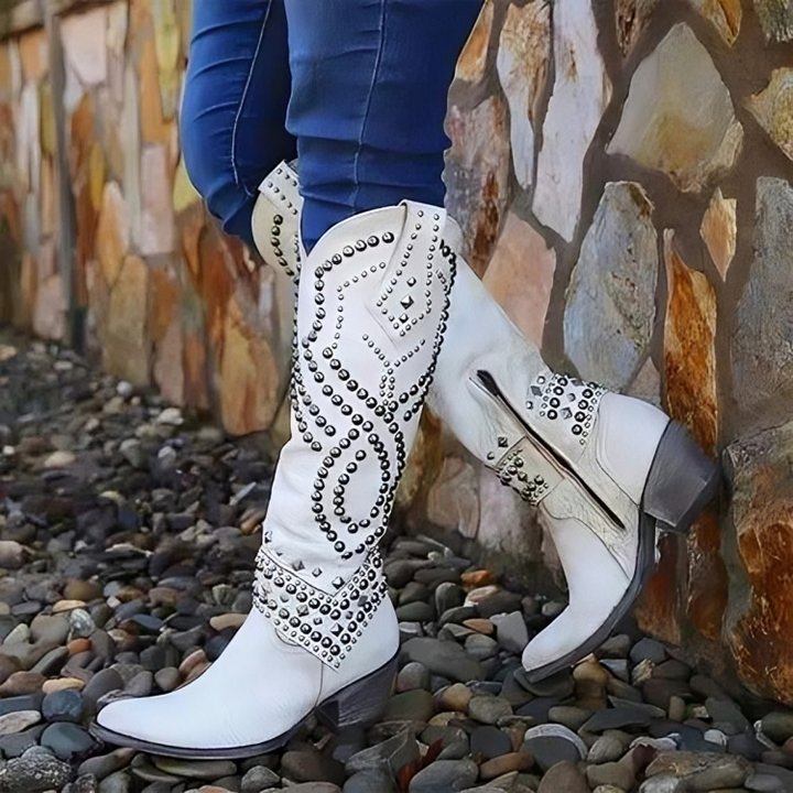 Claire | Bottes Western à Hauteur de Genou