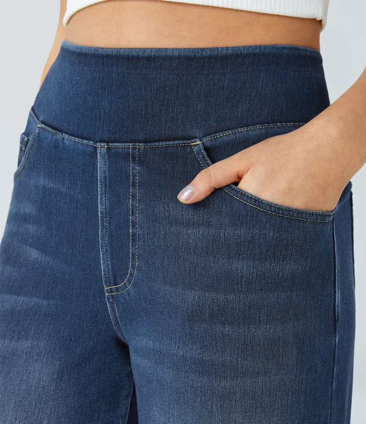 Camille | Jean Taille Haute Confortable