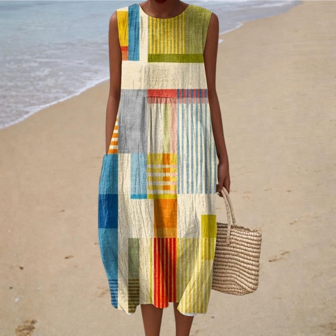 Madeleine | Graphical Midi Dress