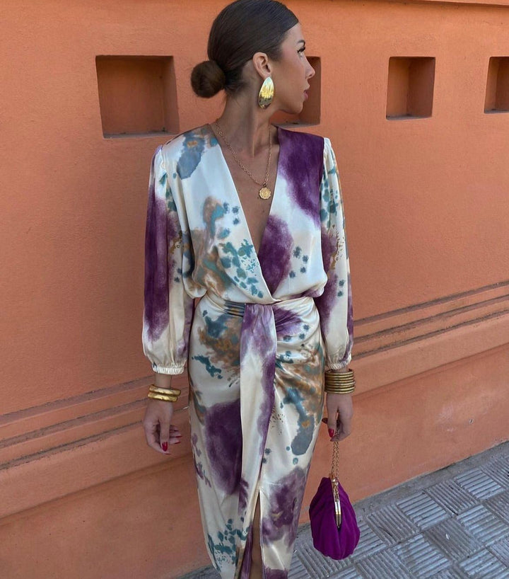 Valeria | V-Neck Robe