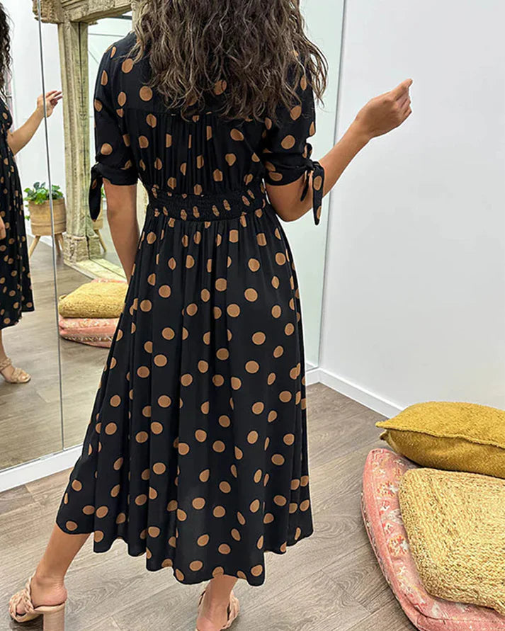 Valentina™ | Robe Contemporaine à Pois