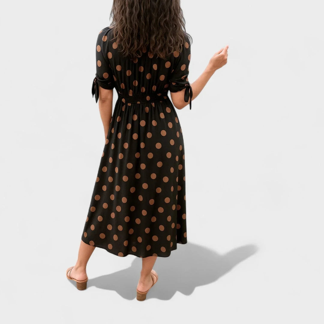Valentina™ | Robe Contemporaine à Pois