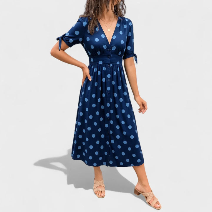 Valentina™ | Robe Contemporaine à Pois
