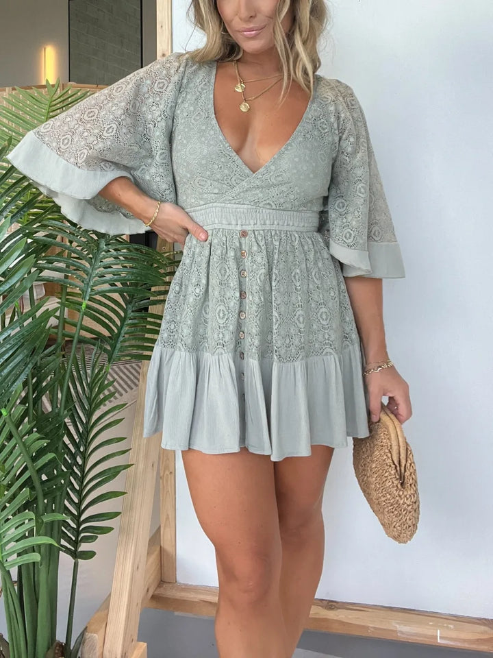 Anaïs - Robe Lenys En Dentelle Chic & Attirante