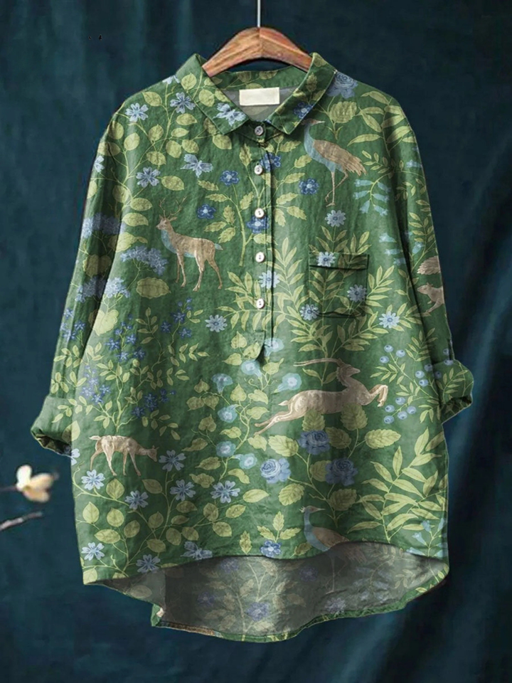Géorgie - T-shirt Floral Aéré