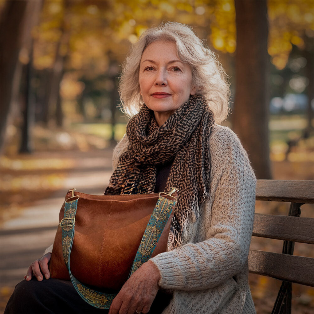 Nadia — Geantă de umăr vintage clasică