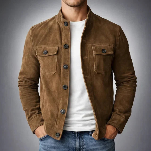 Constantin | Jachetă din Suede Milano