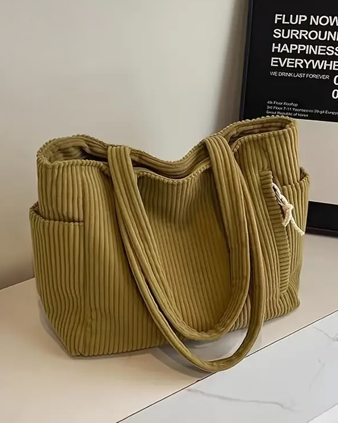 Tilda - Sac Élégant Côtelé