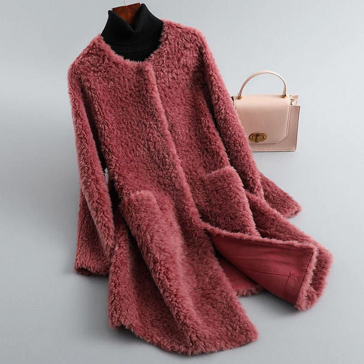 Cecylia – Manteau Teddy en peau de mouton