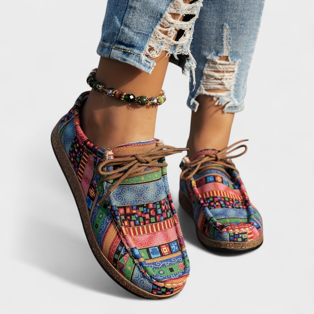 Milena - Colorful Artistic Sneakers
