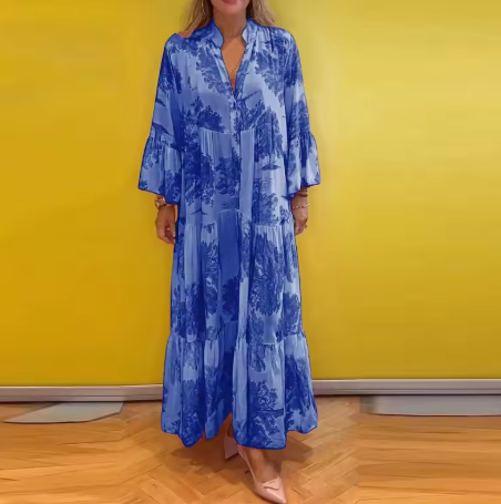 Rochie elegantă cu imprimeu floral