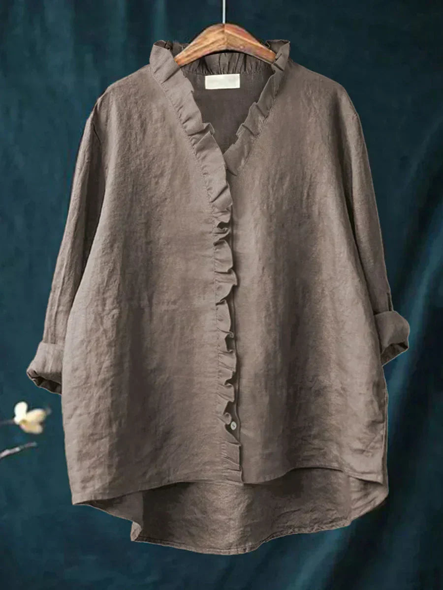 Lily - Blouse Légère à Volants
