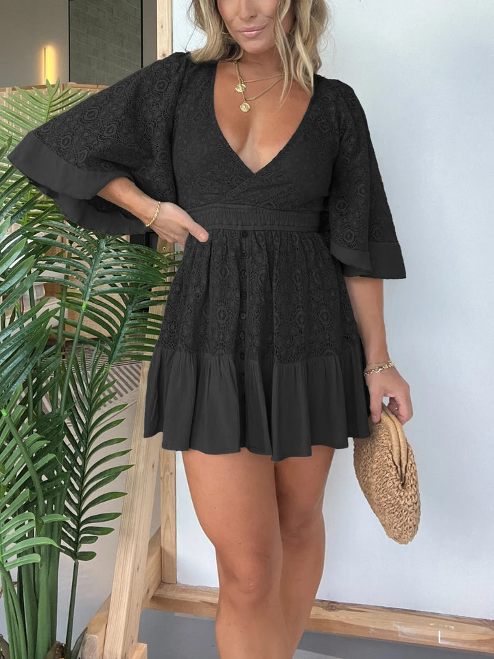 Anaïs - Robe Lenys En Dentelle Chic & Attirante