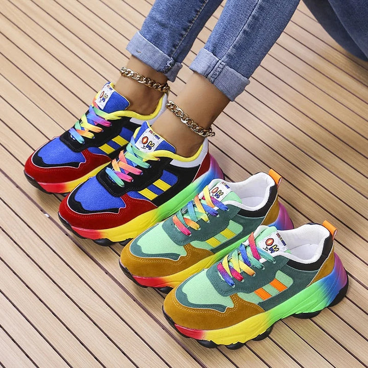 RetroStep | Baskets Rétro pour Femme, Confort et Soutien Accrus