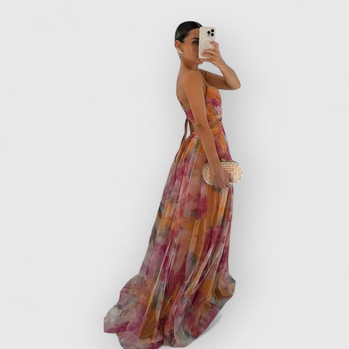 Héloïse | Robe maxi à imprimé floral
