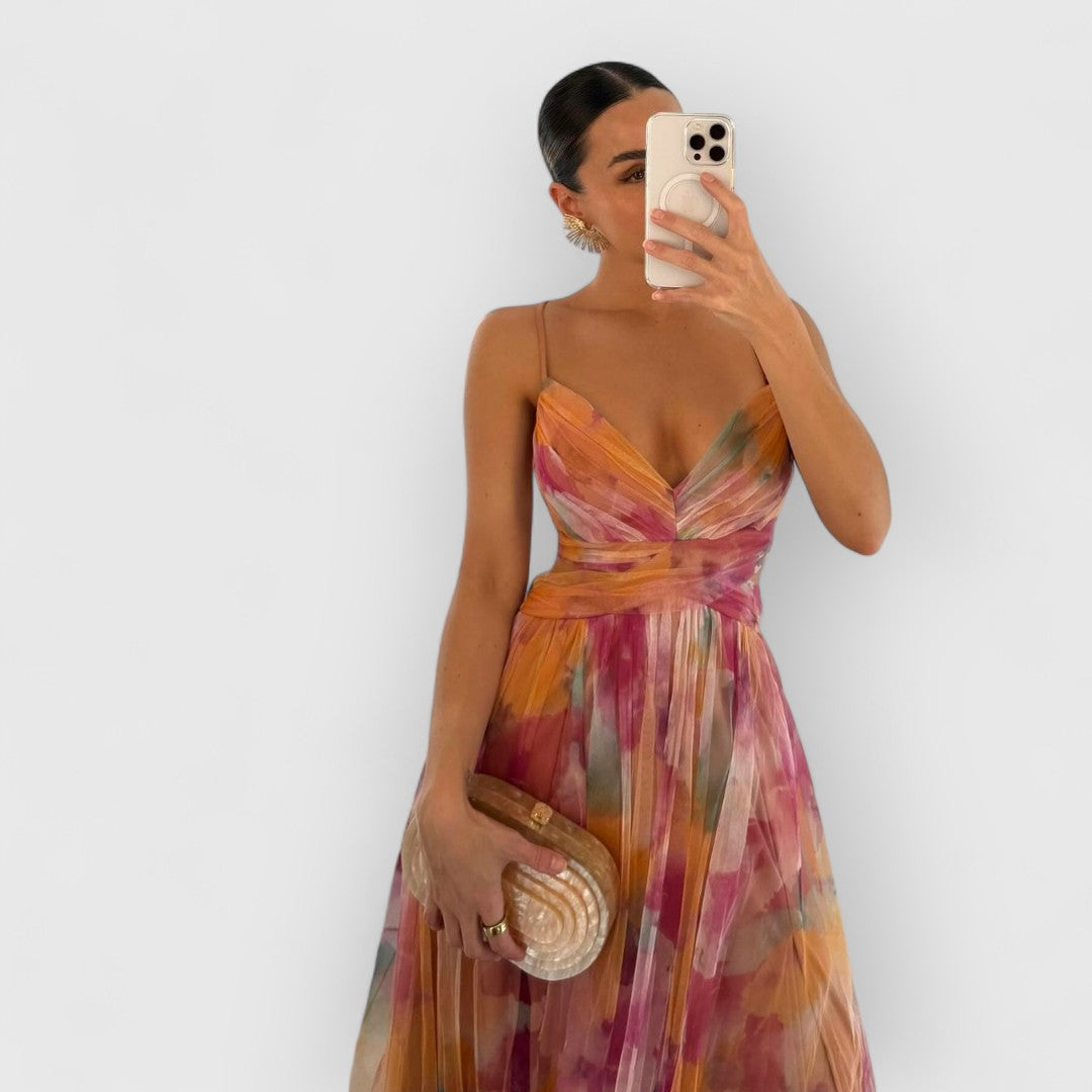 Héloïse | Robe maxi à imprimé floral