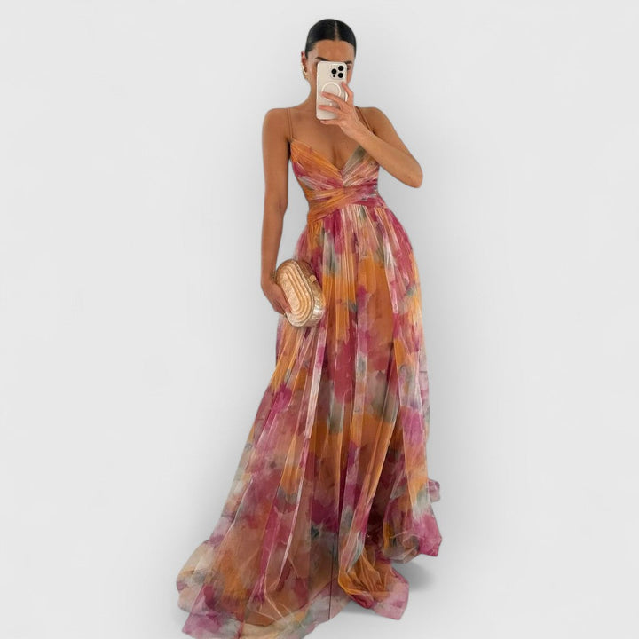 Héloïse | Robe maxi à imprimé floral