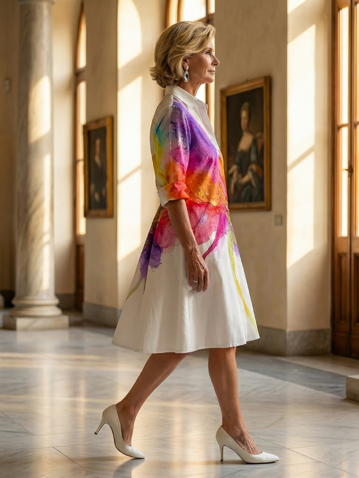 Úrsula | Peintured Garden Dress
