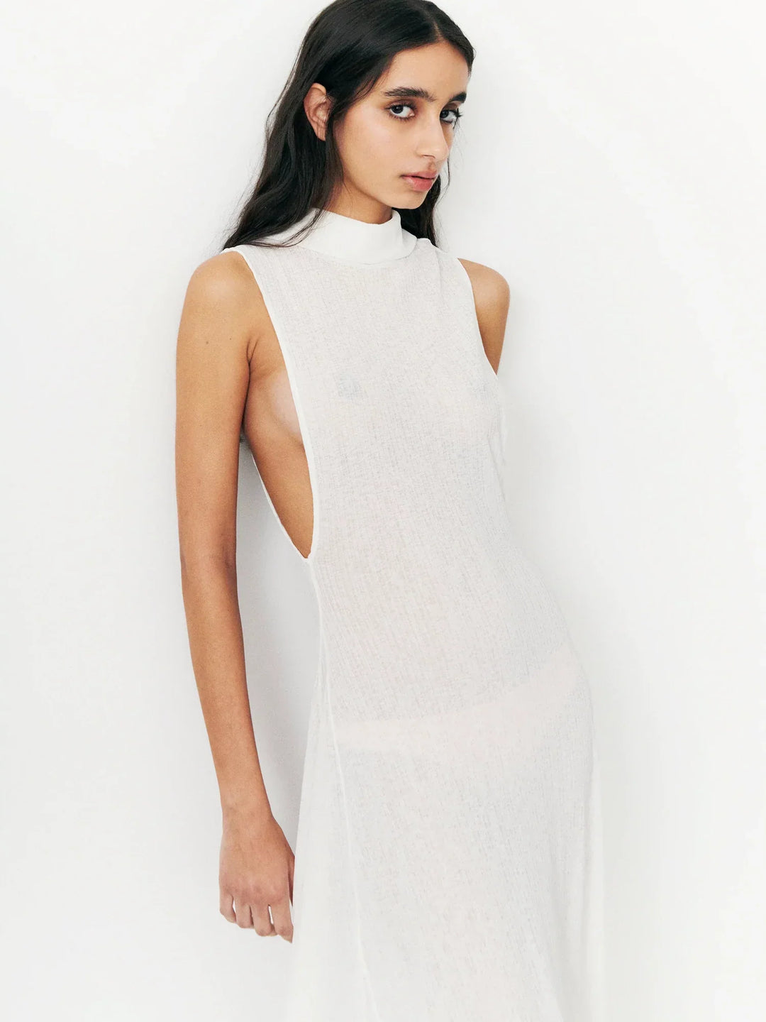 Margot - Robe Élégante Évasée Sans Manches