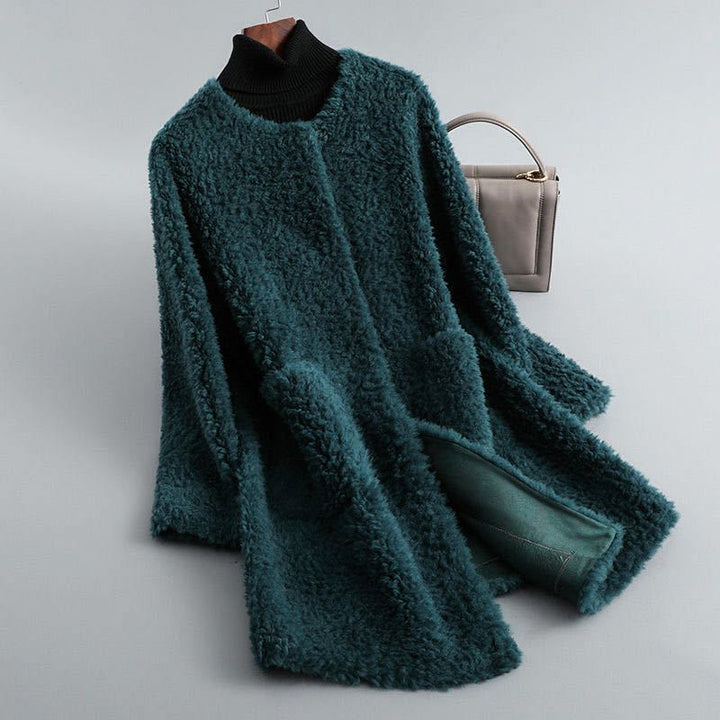 Cecylia – Manteau Teddy en peau de mouton