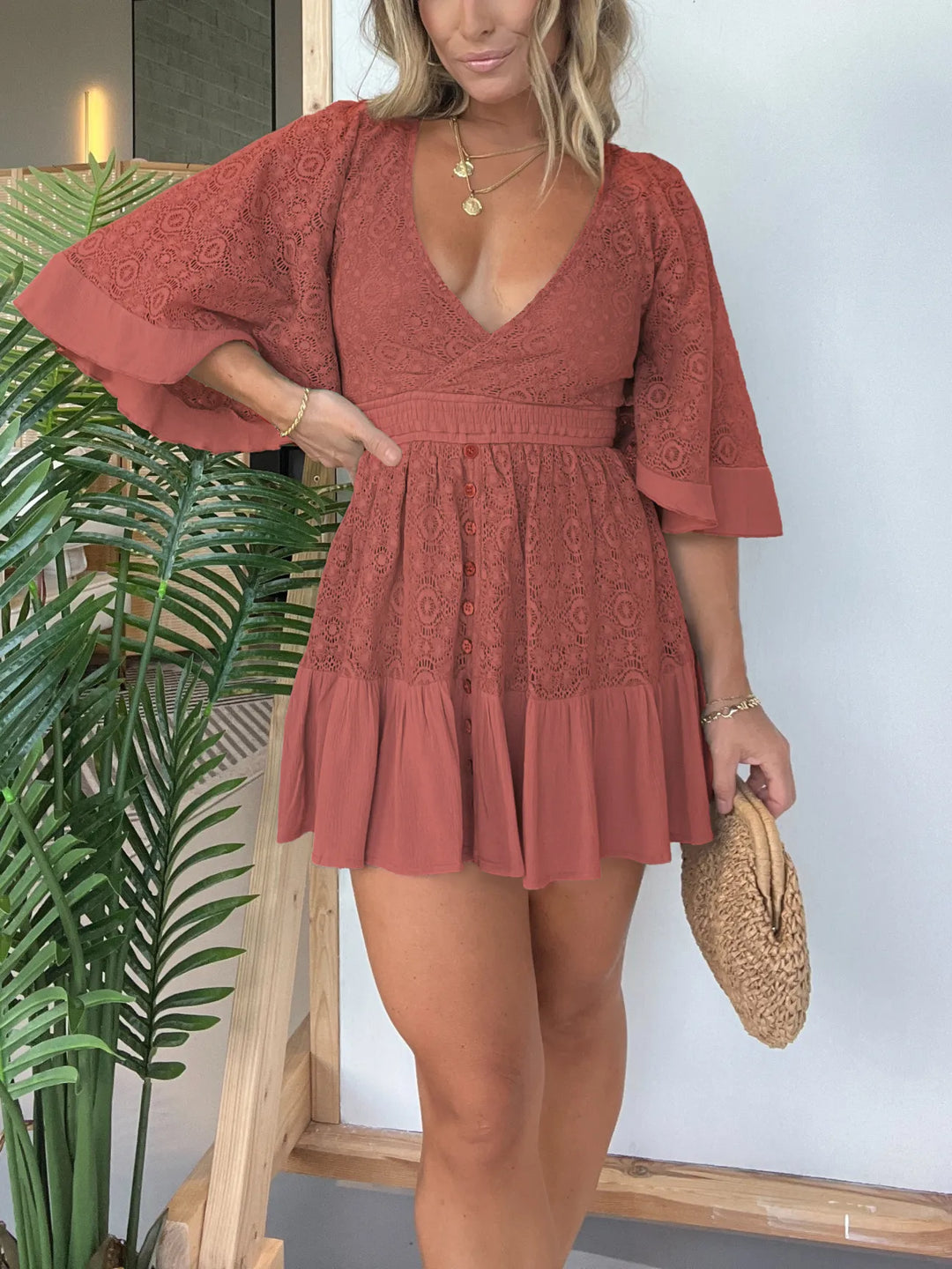 Anaïs - Robe Lenys En Dentelle Chic & Attirante