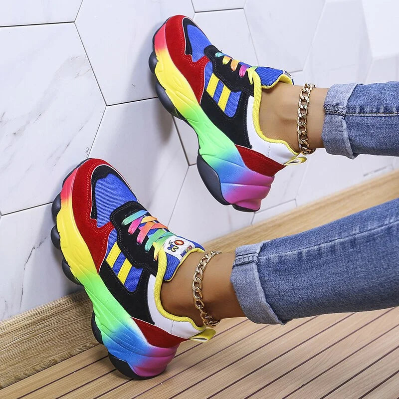 RetroStep | Baskets Rétro pour Femme, Confort et Soutien Accrus