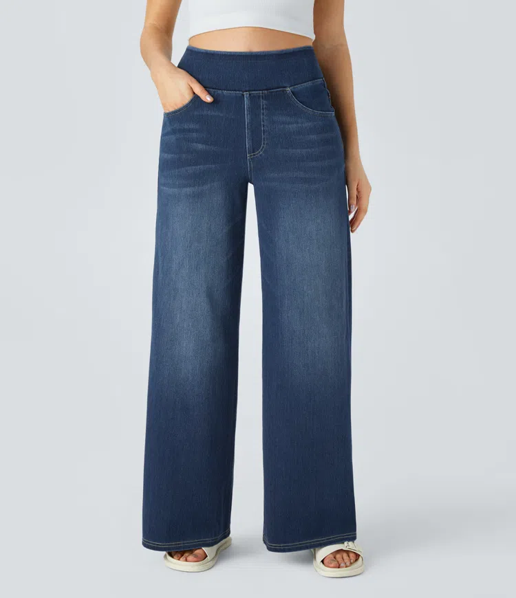 Camille | Jean Taille Haute Confortable