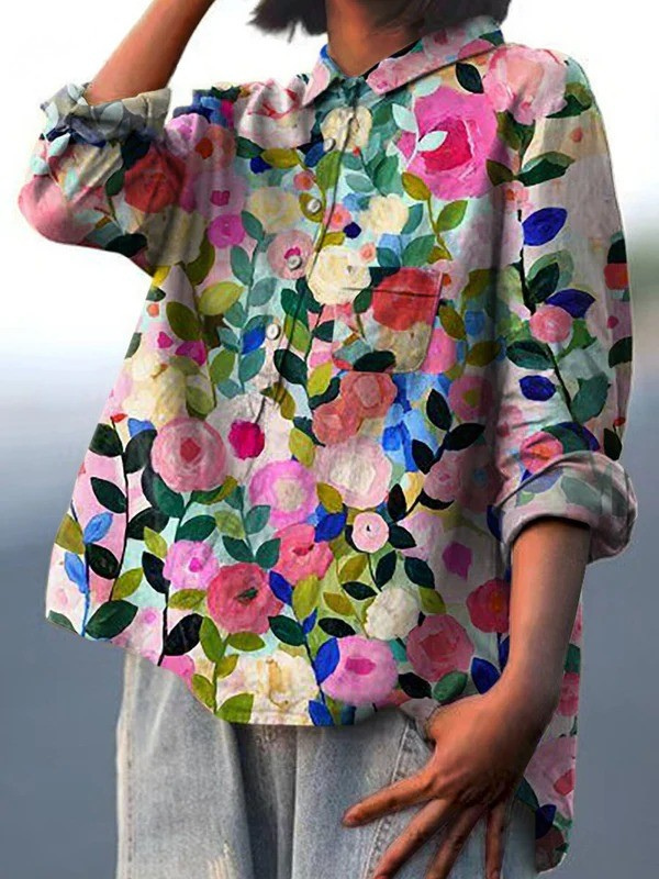 Leah - Chemise Décontractée de Printemps