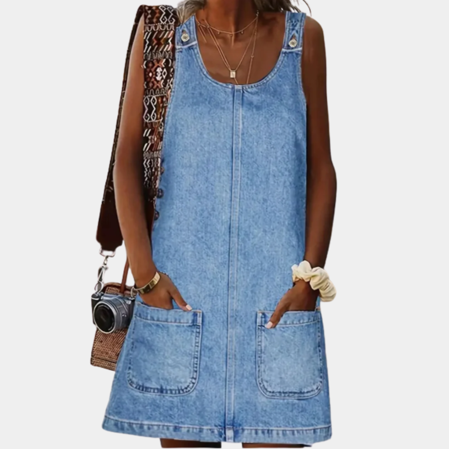 Saylor™ | Rochie Denim Confortabilă
