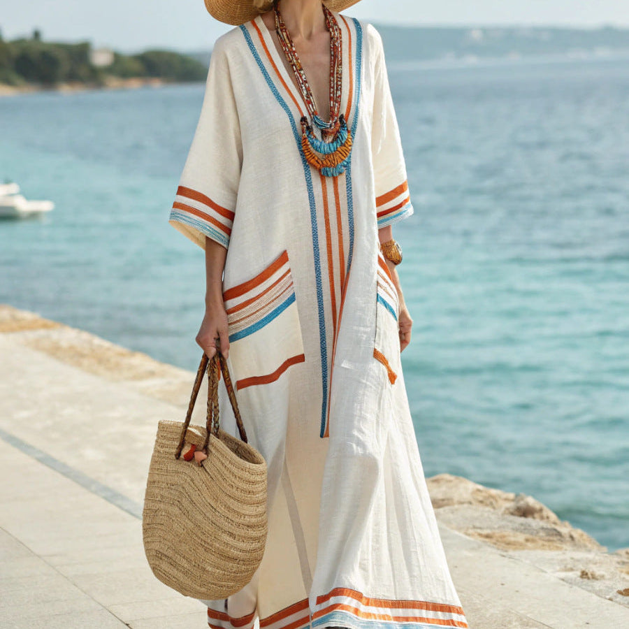Caftan Dress 'Raphaëlle' | Summer in Hvar