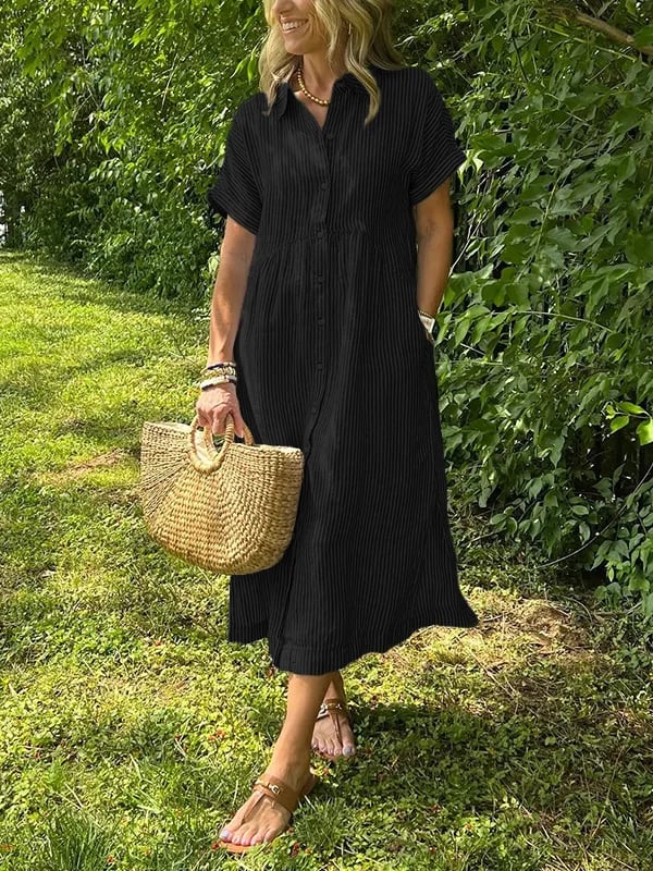 Angela | Rochie elegantă tip cămașă