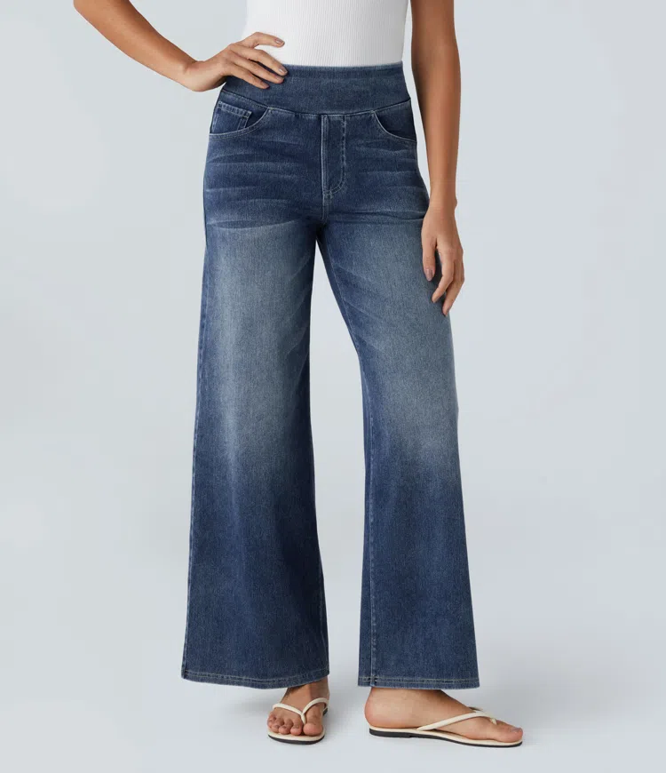Camille | Jean Taille Haute Confortable