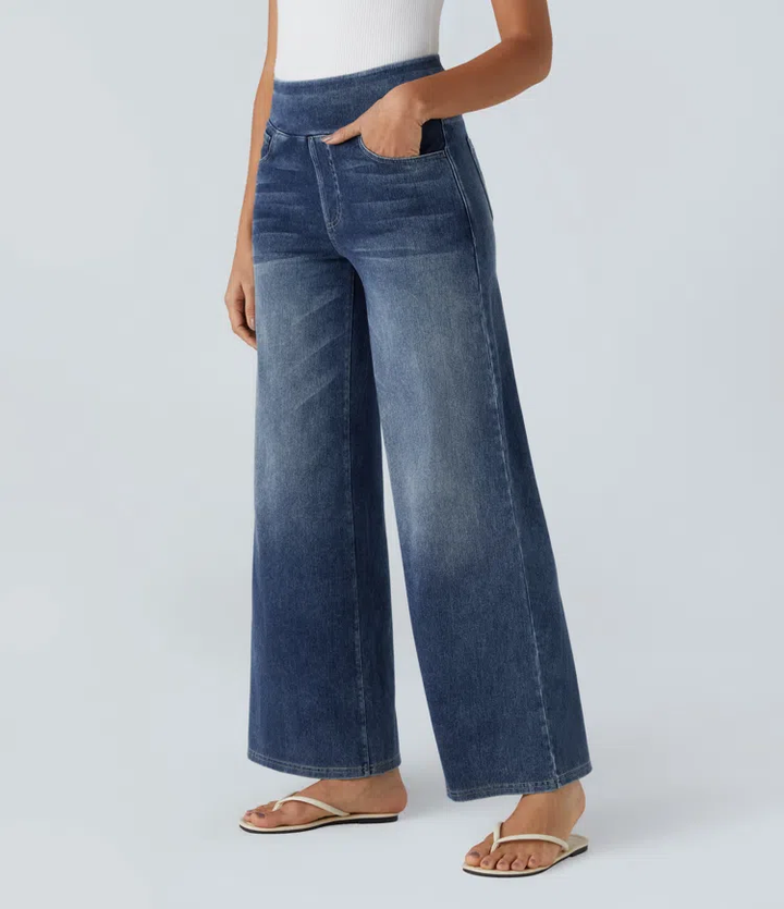 Camille | Jean Taille Haute Confortable