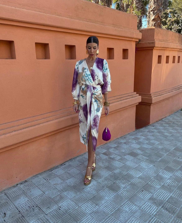 Valeria | V-Neck Robe